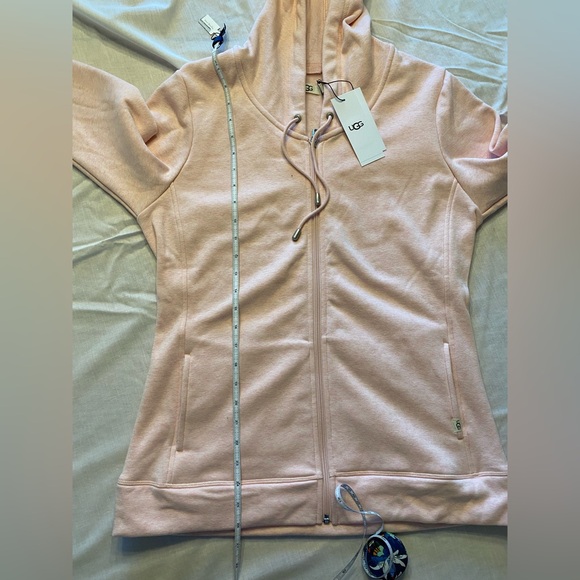 UGG Sarasee Zip up hoodie  pink  Large  NWT - Picture 4 of 6